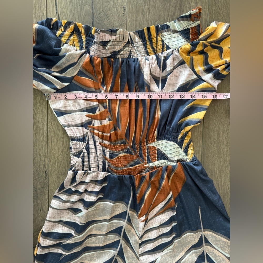 NWT Anthropologie Hutch off Shoulder Jumpsuit Size Medium Petite - Picture 16 of 16